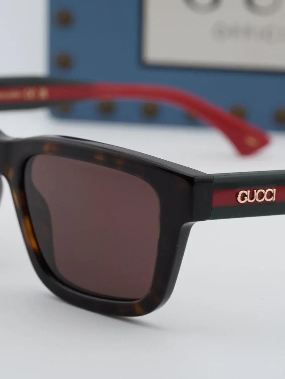 Gucci GG1869S 002 Square Sunglasses - Havana / Brown